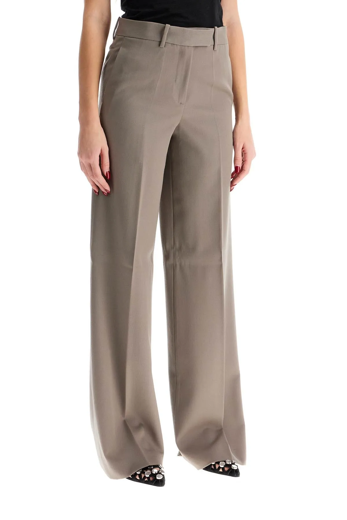 Die Attico Wollene Zigarettenhose Für Damen