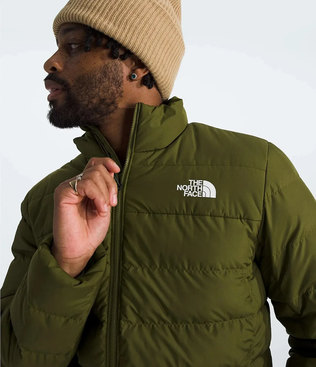 THE NORTH FACE Herren Aconcagua 3 Isolierte Jacke (Standard und Übergrößen), Waldoliv, XXL