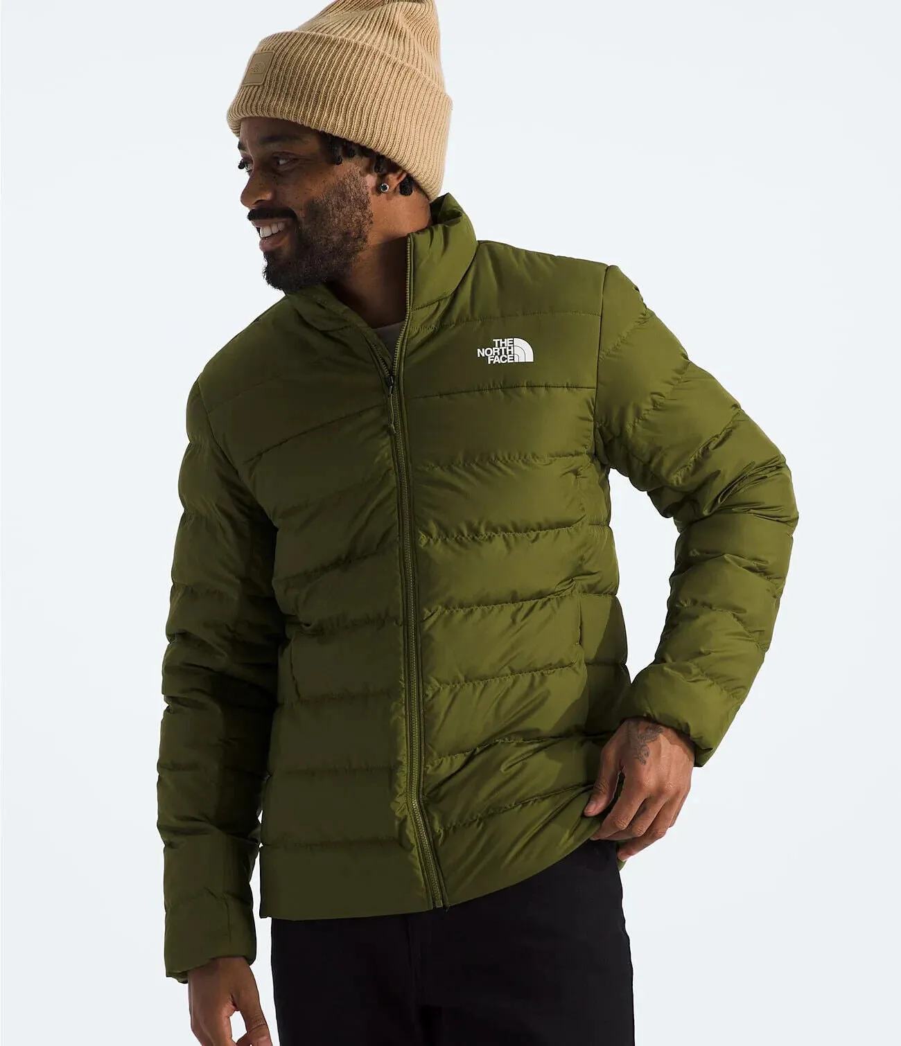 THE NORTH FACE Herren Aconcagua 3 Isolierte Jacke (Standard und Übergrößen), Waldoliv, XXL