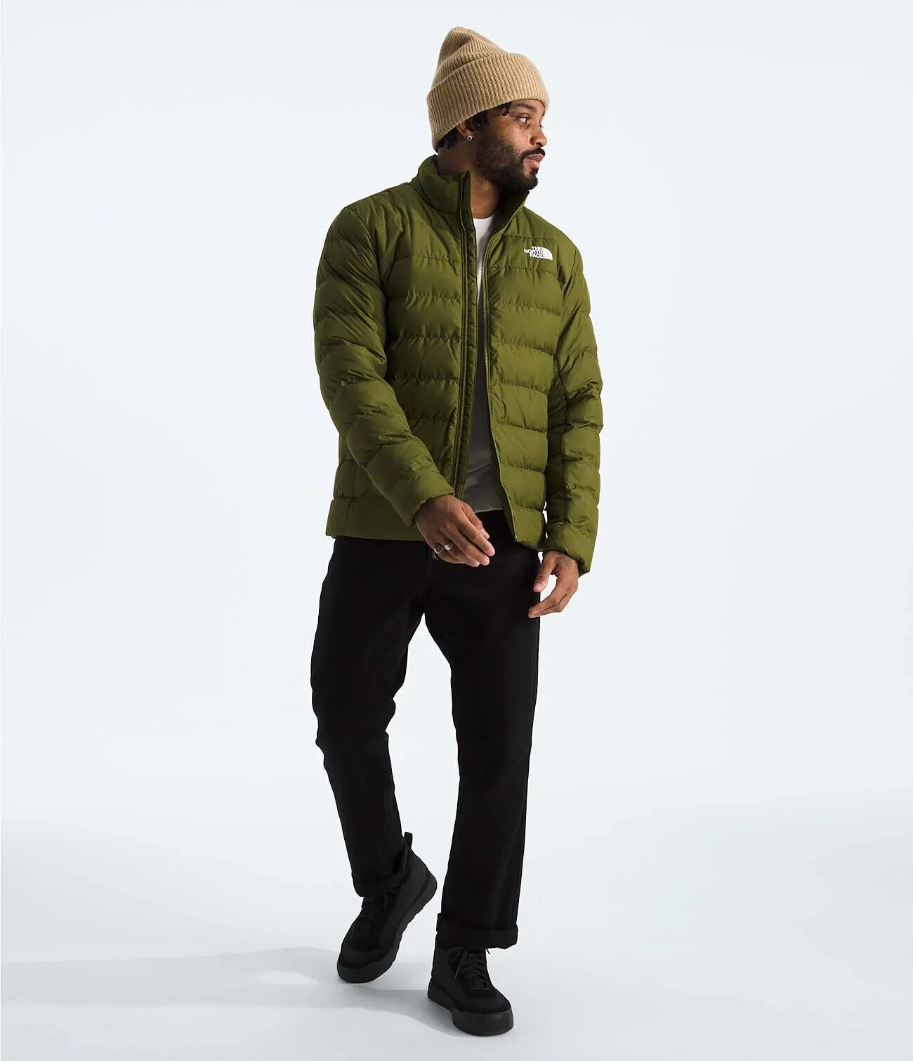 THE NORTH FACE Herren Aconcagua 3 Isolierte Jacke (Standard und Übergrößen), Waldoliv, XXL