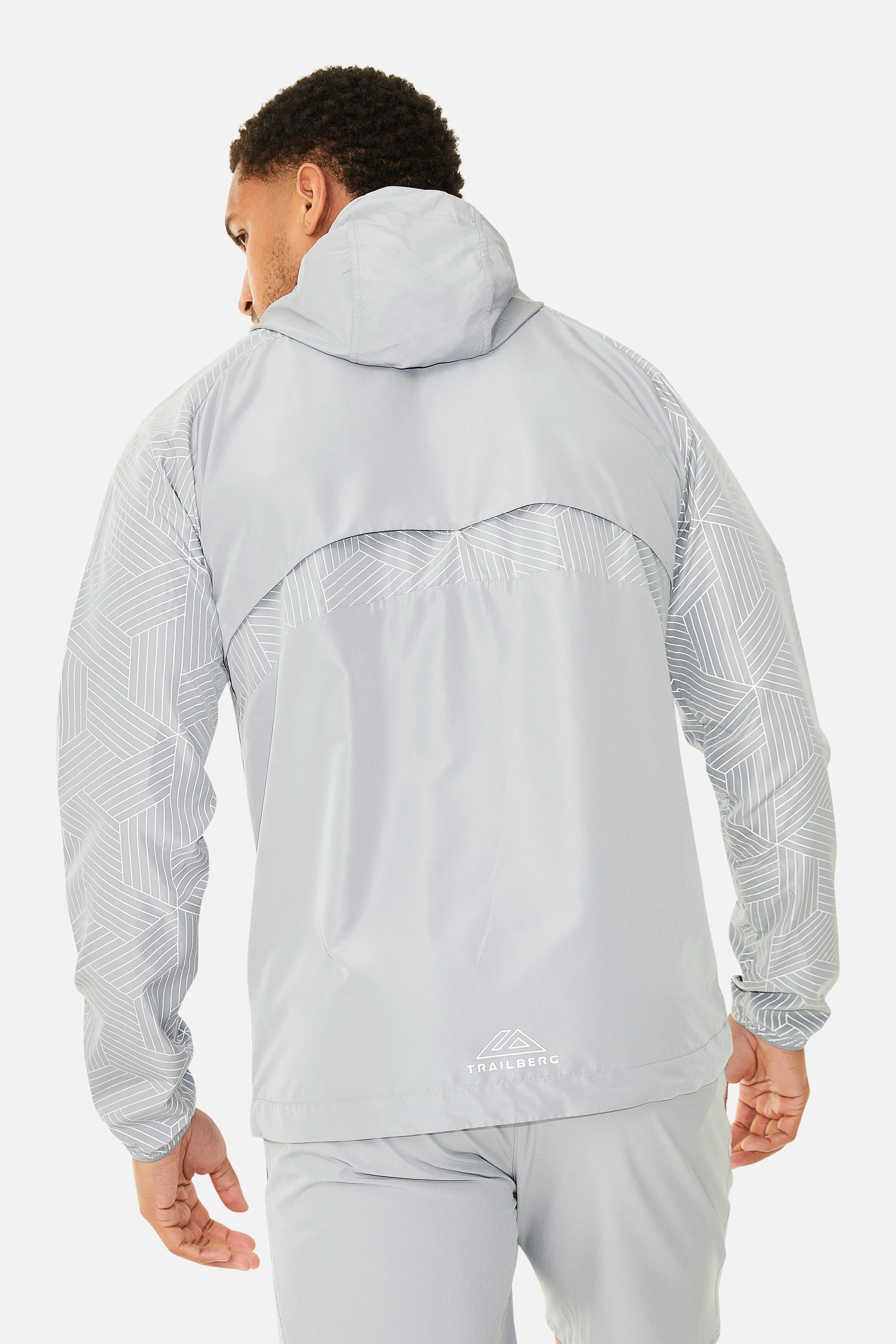 Trailberg Axis Jacquard Windbreaker - Grau