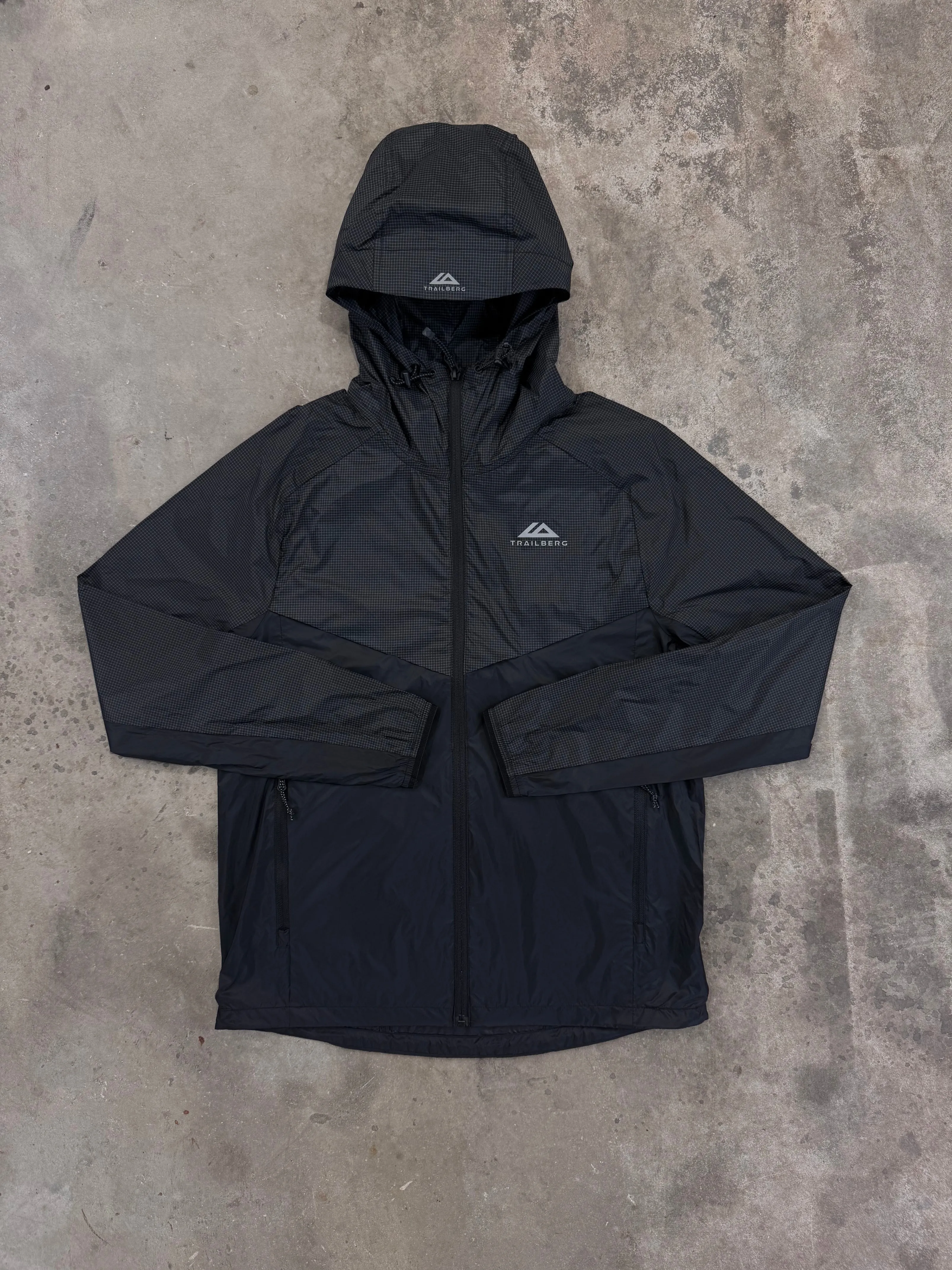 Trailberg Rapid Grid Windbreaker - Schwarz