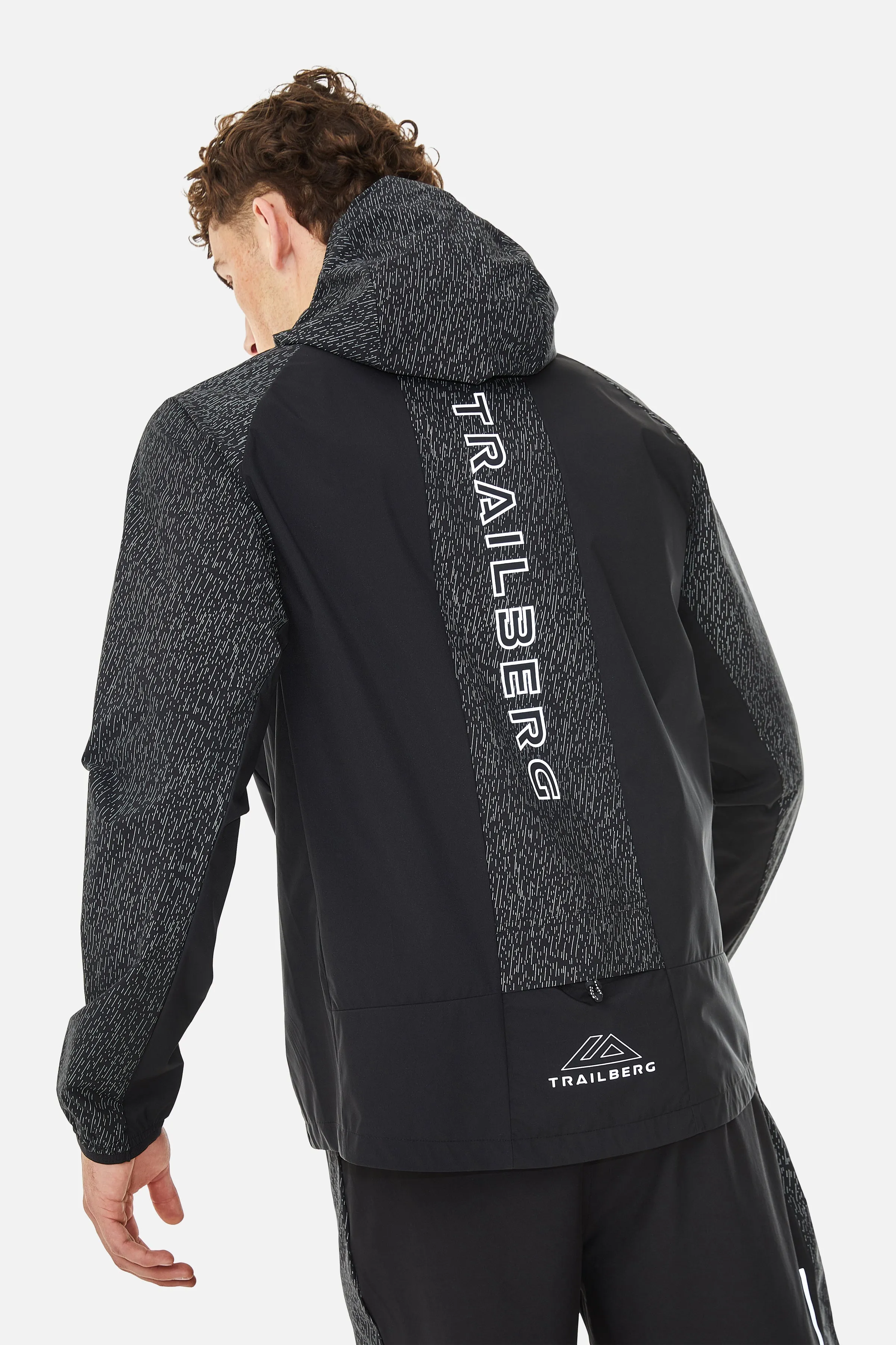 Trailberg Reflektierende Windjacke - Schwarz