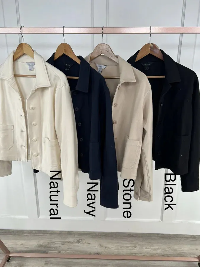 Einzigartiger Eindruck Damen-Knopfjacke
