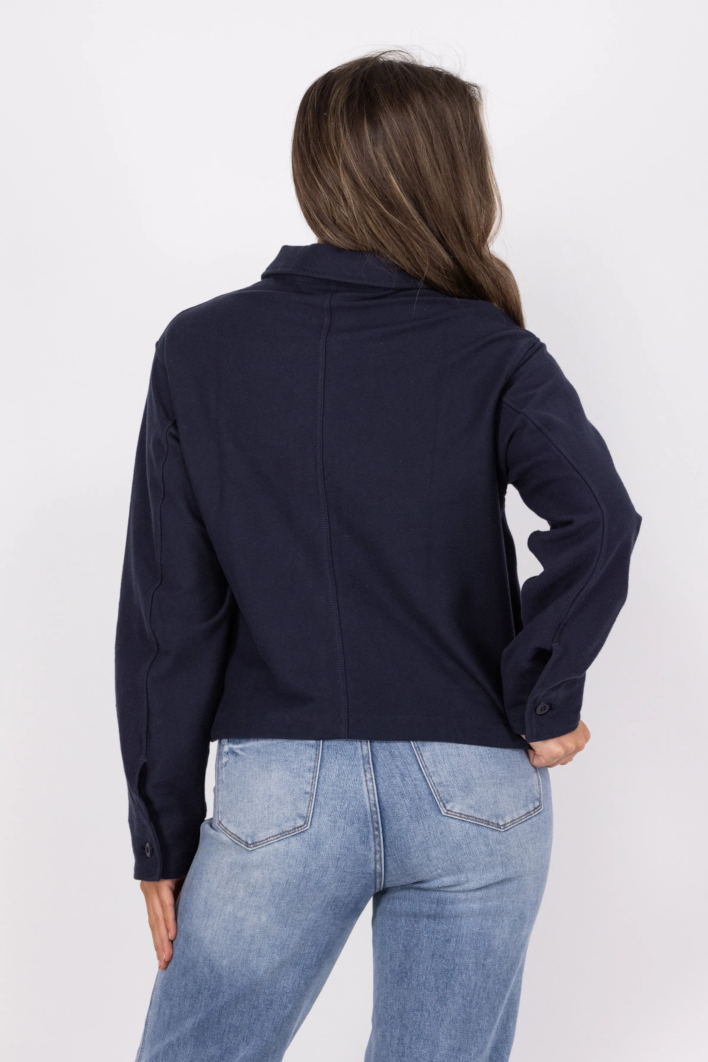 Einzigartiger Eindruck Damen-Knopfjacke