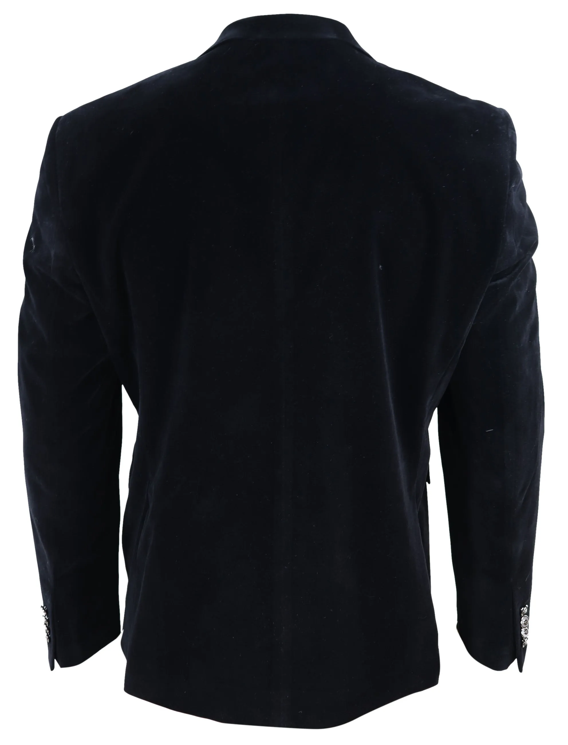 Samt Blazer Jacke 2 Knöpfe Abendessen Formal