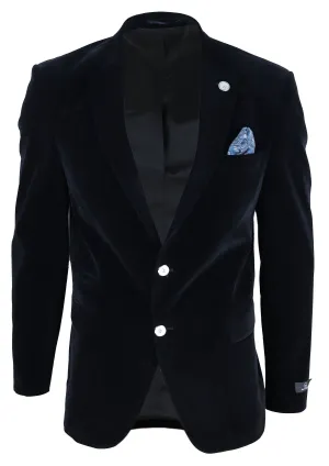 Samt Blazer Jacke 2 Knöpfe Abendessen Formal