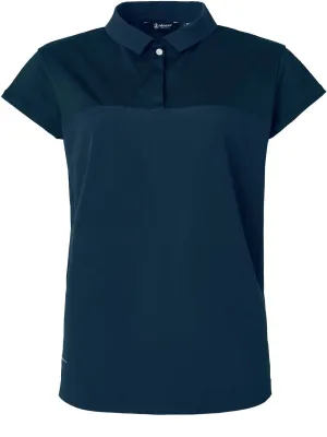 Frauen Becky Cupsleeve Loosefit Polo in Marine