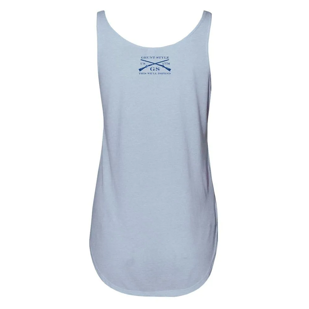 Damen 76 We The People Flowy Tank - Stonewash Denim