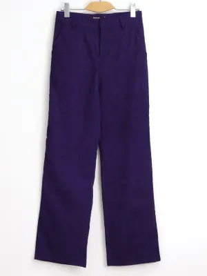 Damen-Cord-Flare-Hose, Lila