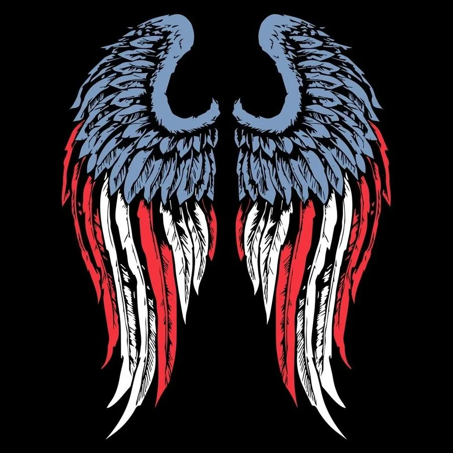 Damen Freedom Angel Boyfriend Fit T-Shirt - Schwarz