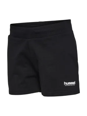 Damen Sportshorts mit Druck, Schwarz