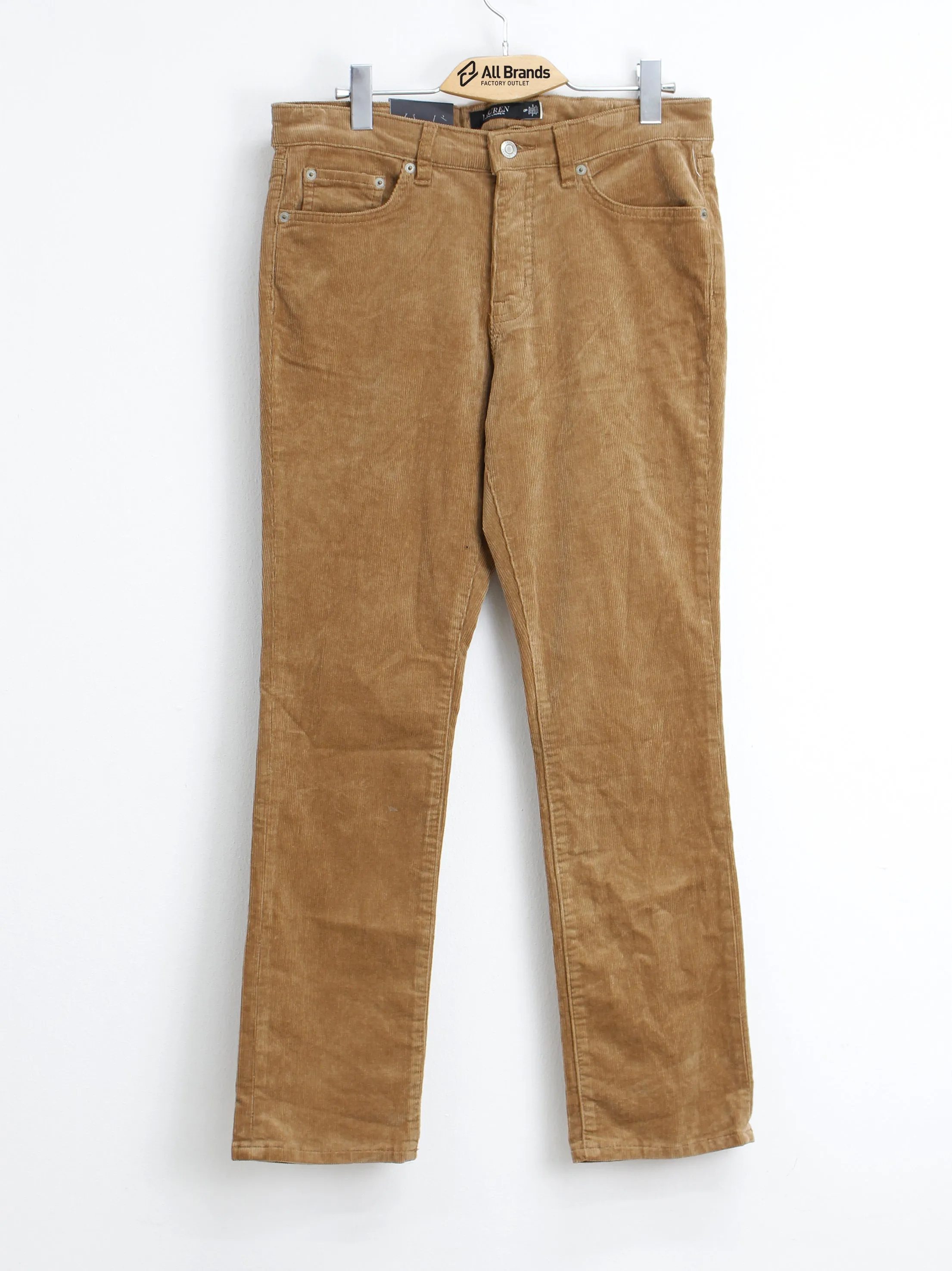 Damen Ripp-Samt Hose, Braun