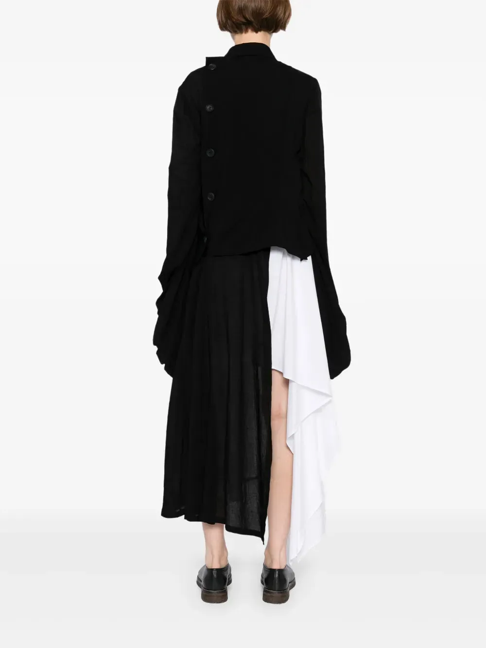 YOHJI YAMAMOTO - Damen Ballonärmel Wickeljacke Bekleidung_yohji-yamamoto
